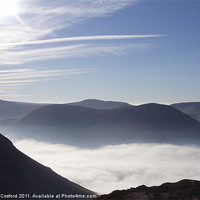 Buy canvas prints of Buttermere Cloud Inversion by DEE- Diana Cosford