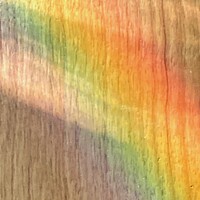 Buy canvas prints of Muted rainbow colours on wood by DEE- Diana Cosford