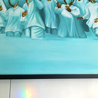 Buy canvas prints of Prisms point to "Unison"  by DEE- Diana Cosford