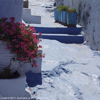 Buy canvas prints of Greek Pathway by DEE- Diana Cosford