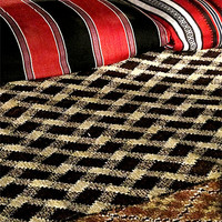 Buy canvas prints of Bedouin Desert Camp textiles by DEE- Diana Cosford