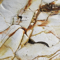 Buy canvas prints of Rock pathway, Milos Greece by DEE- Diana Cosford
