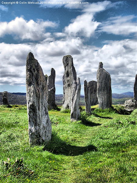 Callanish Standing Stones Picture Board by Colin Metcalf