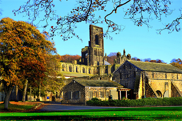 Kirkstall Abbey Picture Board by Colin Metcalf