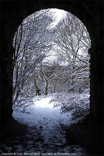 Winter Arch Picture Board by Colin Metcalf