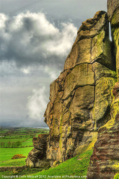 Almscliff Crag Profile #1 Picture Board by Colin Metcalf