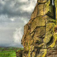Buy canvas prints of Almscliff Crag Profile #1 by Colin Metcalf