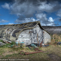 Buy canvas prints of Fisherman's Hut by Colin Metcalf