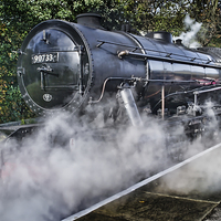 Buy canvas prints of Austerity Class Engine by Colin Metcalf
