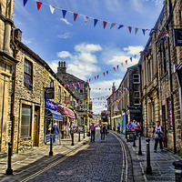 Buy canvas prints of  Otley Street, Skipton by Colin Metcalf