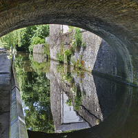 Buy canvas prints of  Mill Bridge, Skipton. by Colin Metcalf