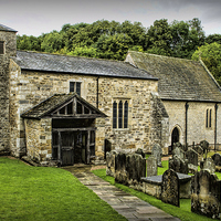 Buy canvas prints of  St Gregory's Minster, Kirkdale. by Colin Metcalf