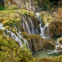 Buy canvas prints of Plitvice National Park, Croatia. by Colin Metcalf
