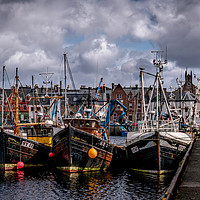 Buy canvas prints of Stornaway Harbour by Colin Metcalf