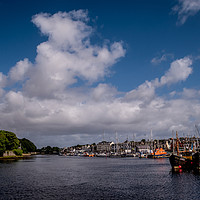 Buy canvas prints of Stornaway Harbour by Colin Metcalf