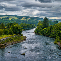 Buy canvas prints of The River Tummel by Colin Metcalf