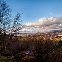 Buy canvas prints of View over Otley by Colin Metcalf