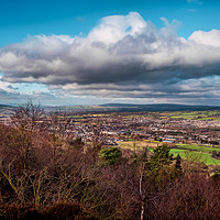 Buy canvas prints of View over Otley by Colin Metcalf