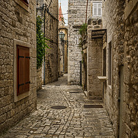 Buy canvas prints of Trogir Alley by Colin Metcalf