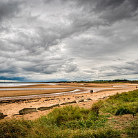 Buy canvas prints of Alnmouth Beach. by Colin Metcalf