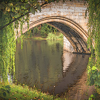 Buy canvas prints of Warkworth Bridge by Colin Metcalf