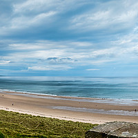Buy canvas prints of Bamburgh Beach by Colin Metcalf