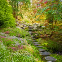 Buy canvas prints of Stairway to? Who Cares? by Colin Metcalf