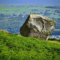 Buy canvas prints of The Enigmatic 'Calf': Ilkley Moor's Legacy by Colin Metcalf