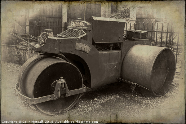 Industrial Heritage: The Griffin Road Roller Picture Board by Colin Metcalf