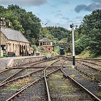 Buy canvas prints of Historical Rowley Station Rebirth by Colin Metcalf