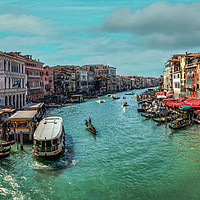 Buy canvas prints of Canale Grande  by Colin Metcalf