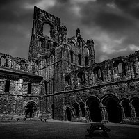 Buy canvas prints of Dramatic Abbey by Colin Metcalf