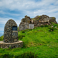 Buy canvas prints of Duntulm Castle by Colin Metcalf