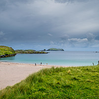 Buy canvas prints of Bostadh Beach, Great Bernera by Colin Metcalf