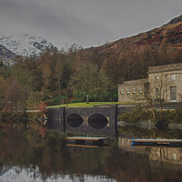 Buy canvas prints of Inveruglas Power Station by Geo Harris