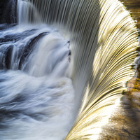 Buy canvas prints of Caldermill Falls,Lochwinnoch by Geo Harris