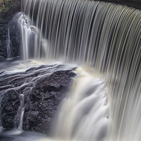 Buy canvas prints of River Calder Falls by Geo Harris