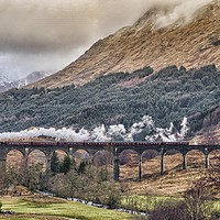 Buy canvas prints of Christmas Express by Geo Harris
