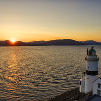 Buy canvas prints of Cloch Lighthouse by Geo Harris