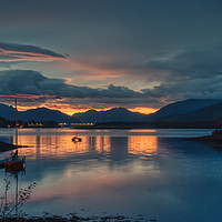 Buy canvas prints of Sunset over Ardnamurchan by Geo Harris