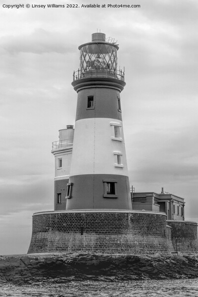Longstone Lighthouse Picture Board by Linsey Williams