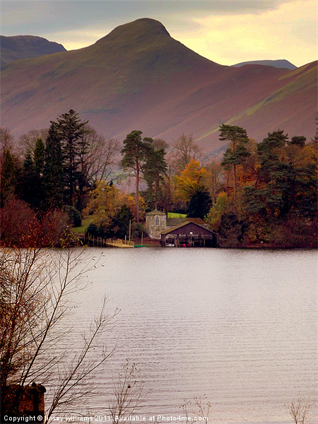 A home on Derwent water Picture Board by Linsey Williams