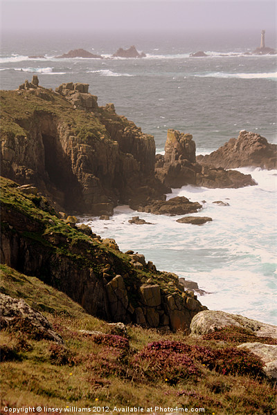 Cornish coast Picture Board by Linsey Williams