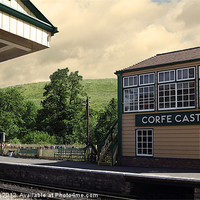 Buy canvas prints of Railway Signal box by Linsey Williams