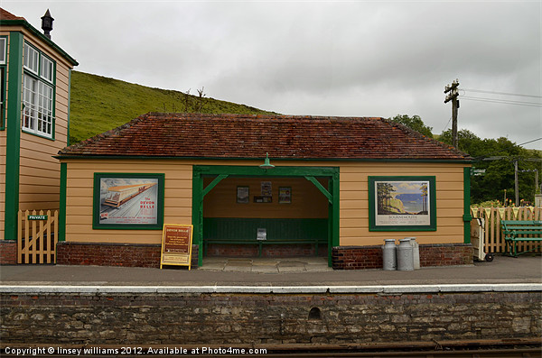 Corfe Castle steam railway station. Picture Board by Linsey Williams
