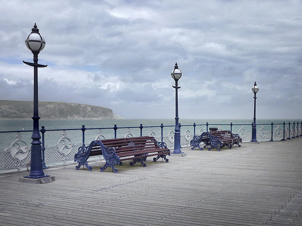 Swanage Pier Picture Board by Linsey Williams