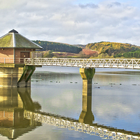 Buy canvas prints of  Cropston Reservoir, Leicestershire by Linsey Williams