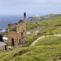 Buy canvas prints of  Levant Tin Mine, Cornish Industry by Linsey Williams