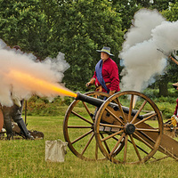 Buy canvas prints of  Firing The Cannon by Linsey Williams