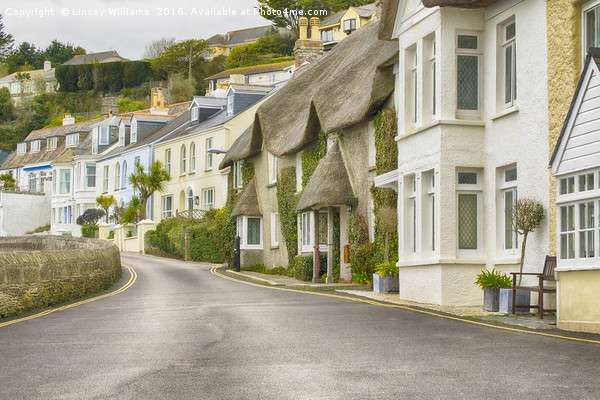 St. Mawes, Sea Front Houses Picture Board by Linsey Williams